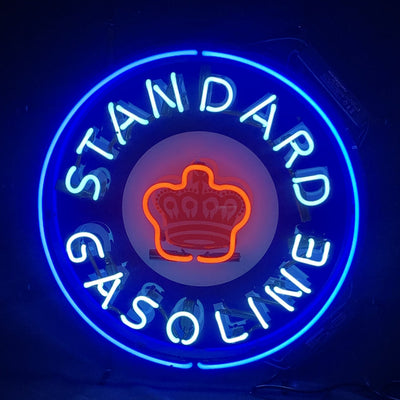 Standard Gasoline Crown Neon Light Sign by Neon Signs Land - product image 2 for Resin Society