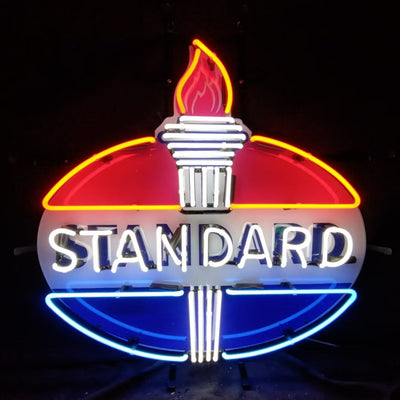 Torch with Standard Gasoline Neon Light Sign by Neon Signs Land - product image 2 for Resin Society