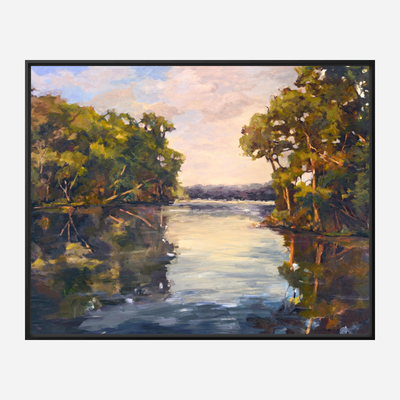 Still Water Artist Enhanced Canvas Print by John Beard Collection - product image 5 for Resin Society