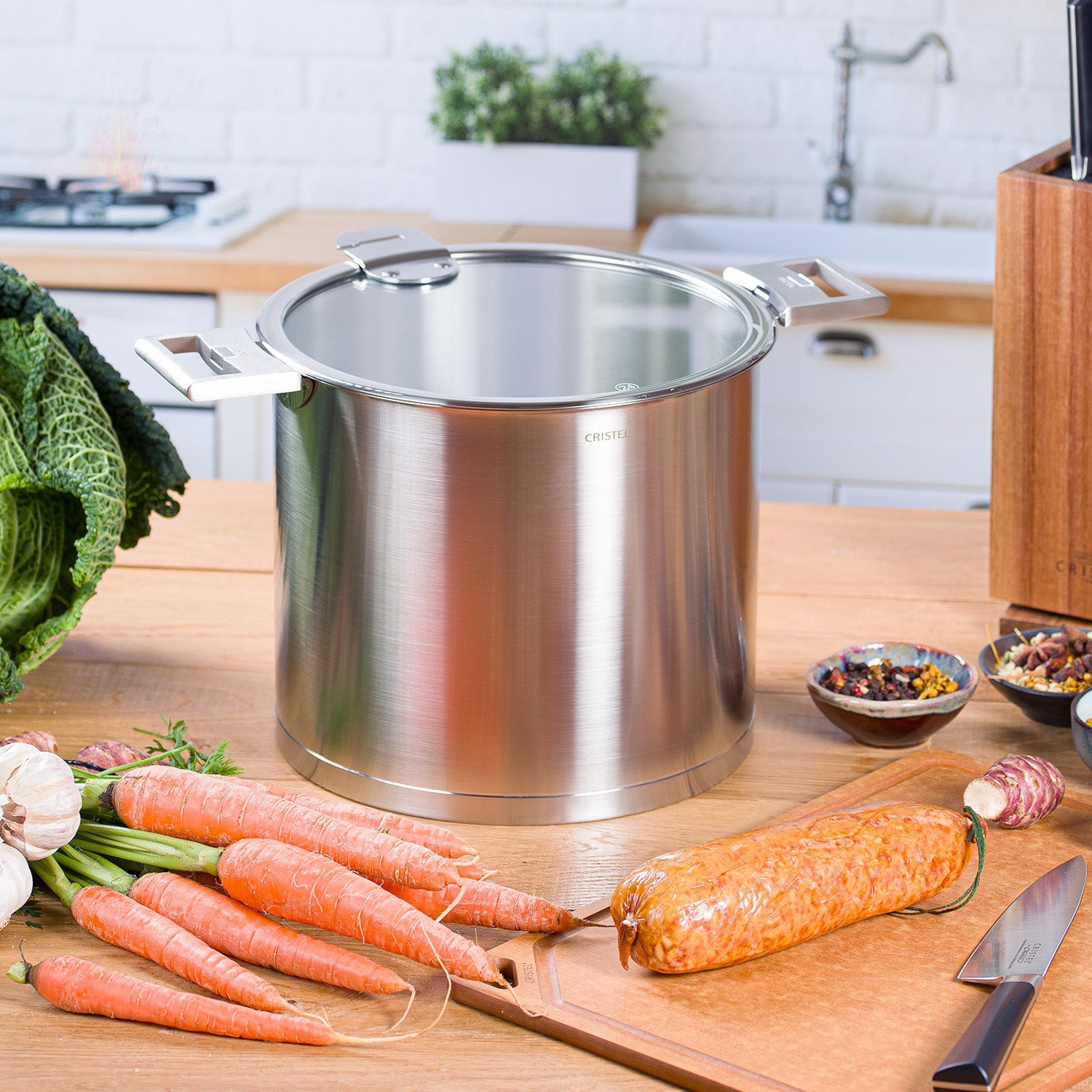 Stockpot with Lid by CRISTEL USA - product image 4 for Resin Society