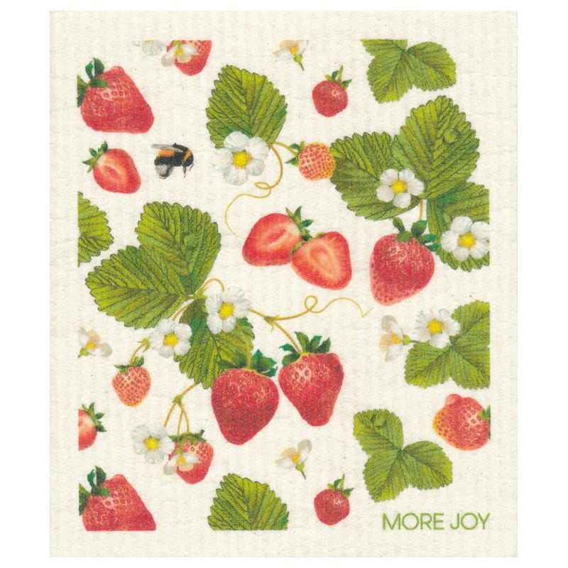 Strawberries Swedish dishcloth by sweetgum home, LLC - main product image for Resin Society