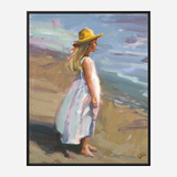 Straw Hat Artist Enhanced Canvas Print by John Beard Collection - product image 5 for Resin Society
