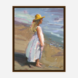 Straw Hat Artist Enhanced Canvas Print by John Beard Collection - product image 7 for Resin Society
