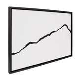 Sylvie Elevated Abstract Minimalist Mountain Landscape Framed Canvas by kateandlaurel - product image 7 for Resin Society