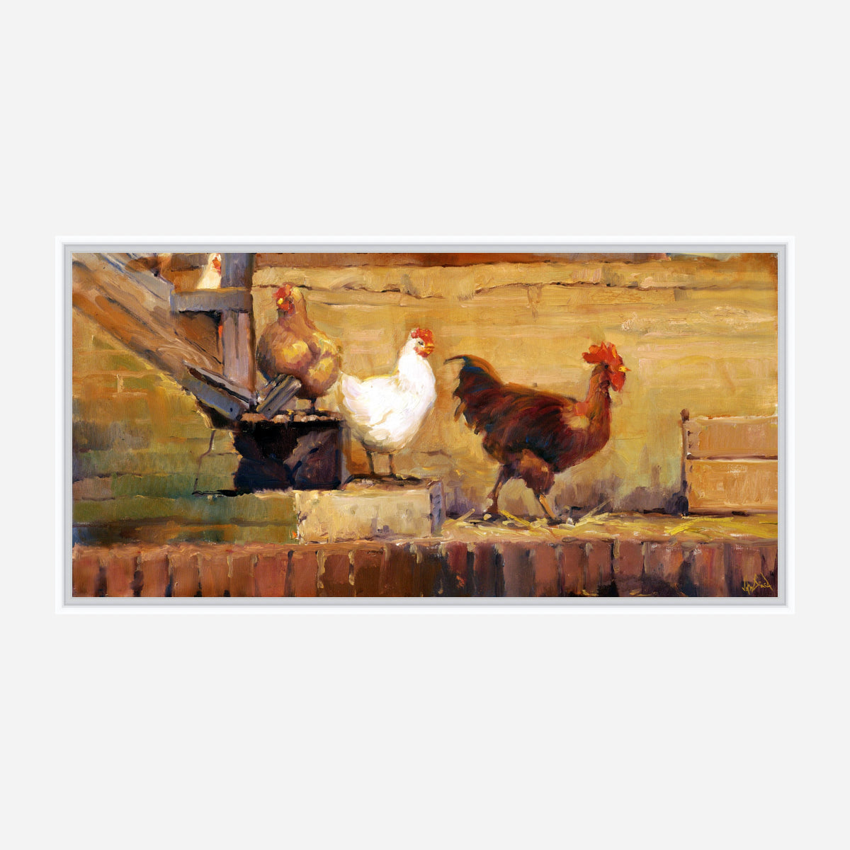 Struttin His Stuff Artist Enhanced Canvas Print by John Beard Collection - product image 6 for Resin Society