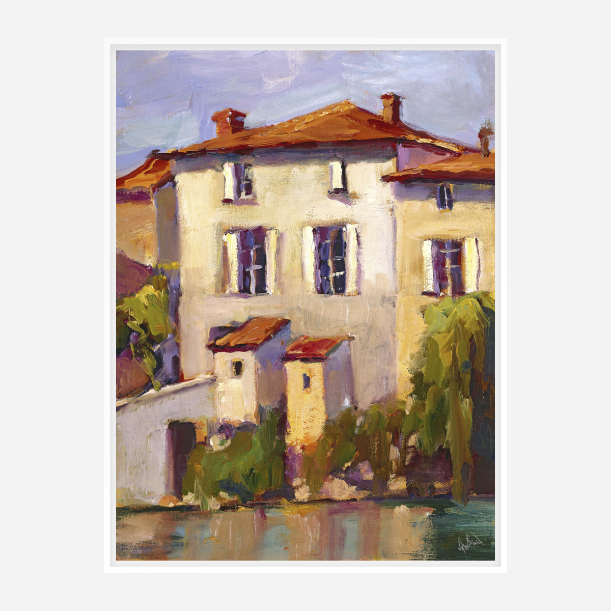 St. Savignon Artist Enhanced Canvas Print by John Beard Collection - product image 6 for Resin Society