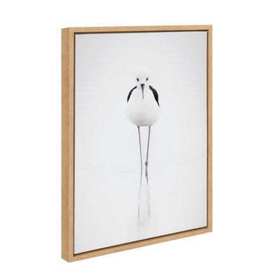 Sylvie Seagull Framed Canvas by Tai Prints by kateandlaurel - main product image for Resin Society