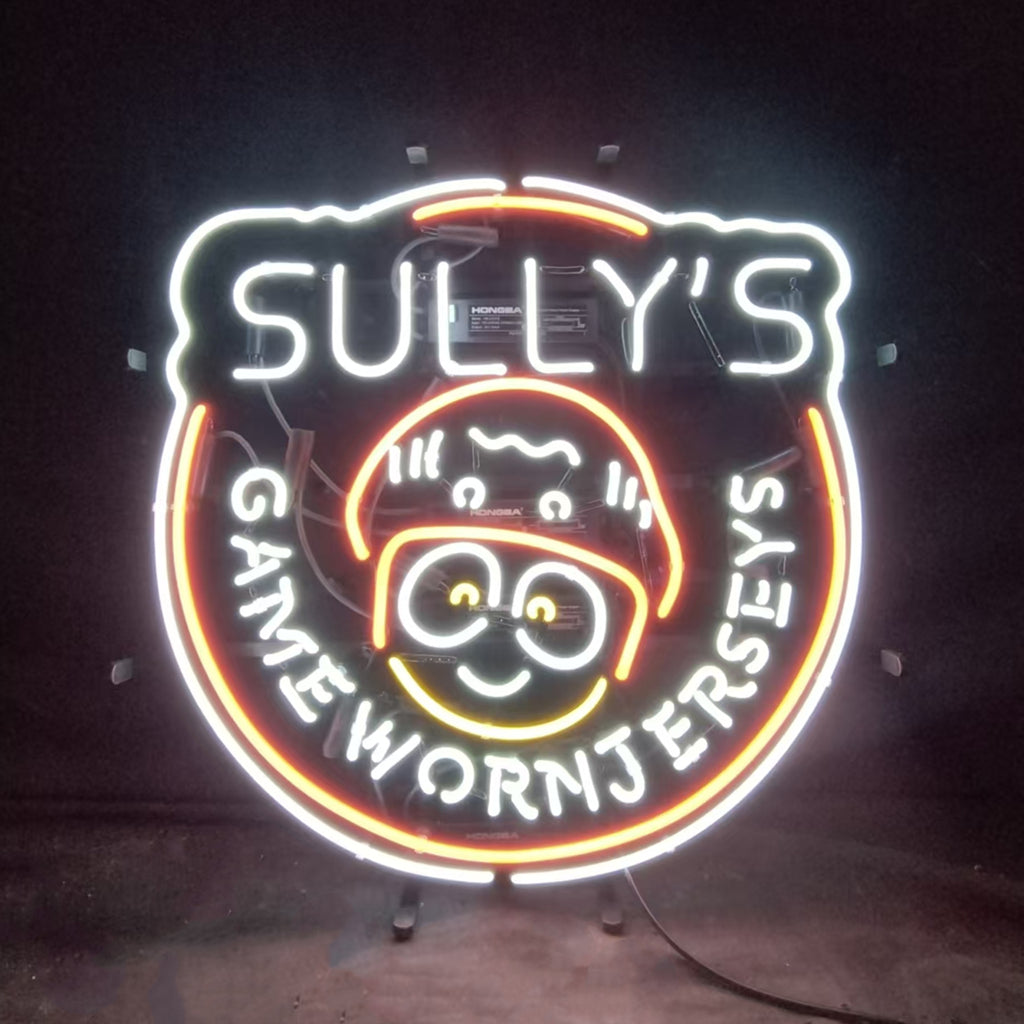 Sully's Game Worn Jerseys Neon Signs by Neon Signs Land - main product image for Resin Society