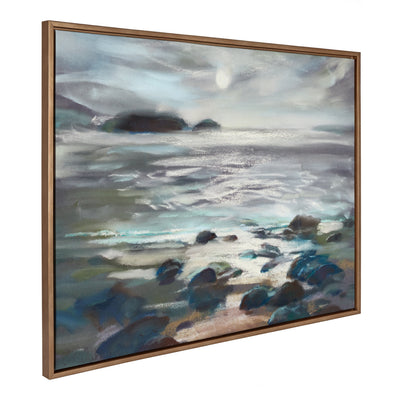 Sylvie Moonlight Becomes You Framed Canvas by Nel Whatmore