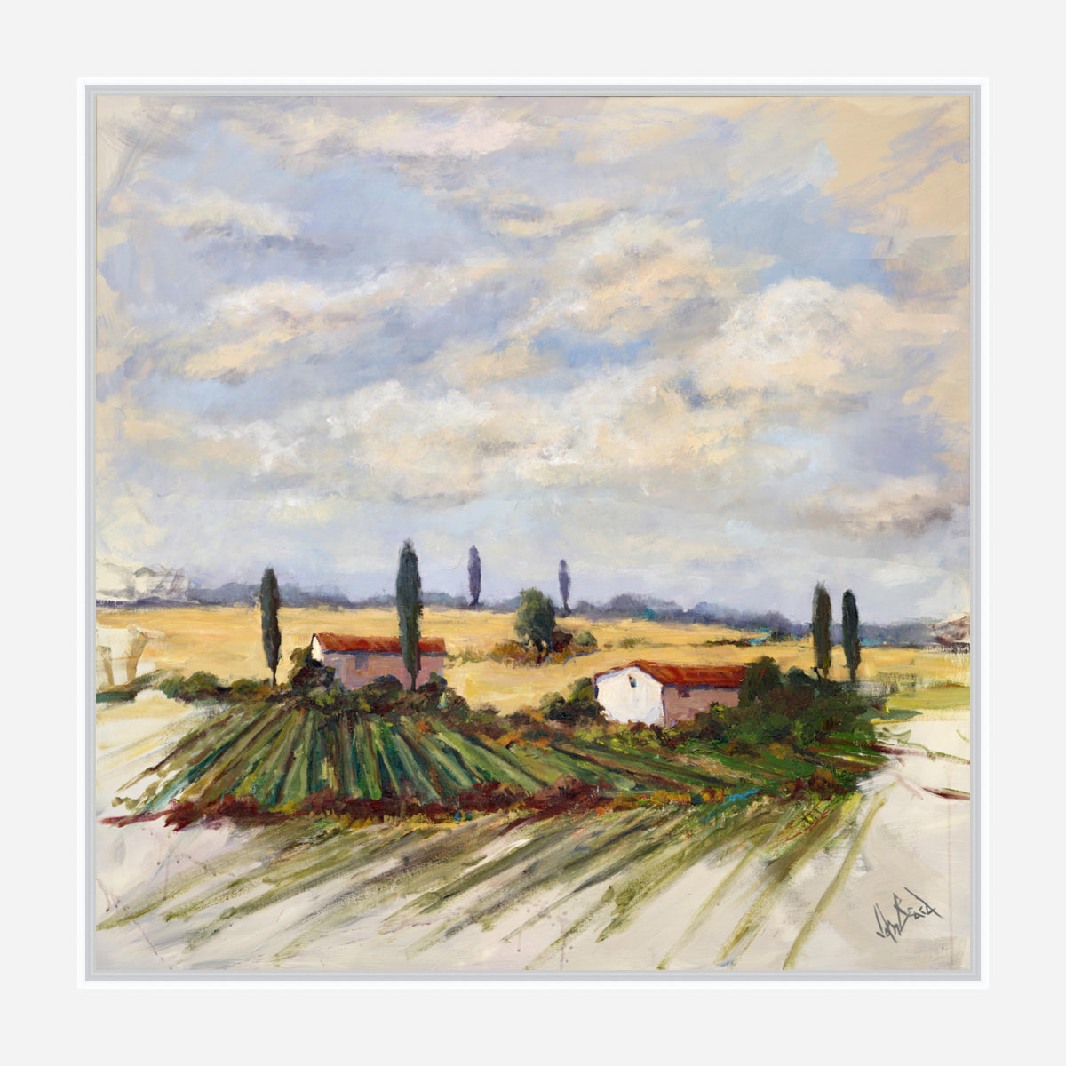 Summer's Harvest Artist Canvas Enhanced Print by John Beard Collection - product image 6 for Resin Society
