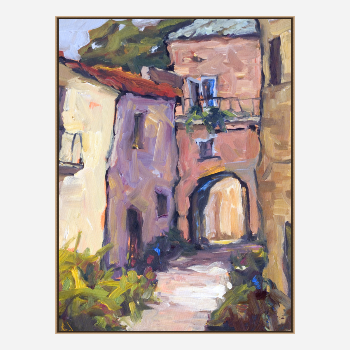 Sunlit Archway Artist Enhanced Canvas Print by John Beard Collection - product image 8 for Resin Society
