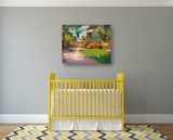 Sunlit Drive Artist Enhanced Canvas Print by John Beard Collection - product image 3 for Resin Society