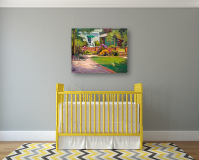 Sunlit Drive Artist Enhanced Canvas Print by John Beard Collection - product image 3 for Resin Society