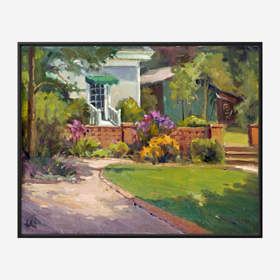 Sunlit Drive Artist Enhanced Canvas Print by John Beard Collection - product image 5 for Resin Society
