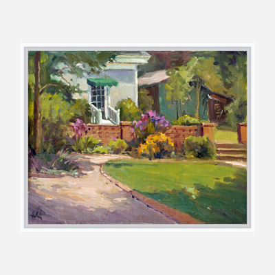 Sunlit Drive Artist Enhanced Canvas Print by John Beard Collection - product image 6 for Resin Society