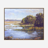 Sunlit Marsh Artist Enhanced Canvas Print by John Beard Collection - product image 8 for Resin Society