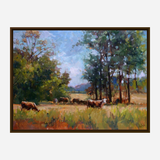Sunny Pastures Artist Enhanced Canvas Print by John Beard Collection - product image 7 for Resin Society
