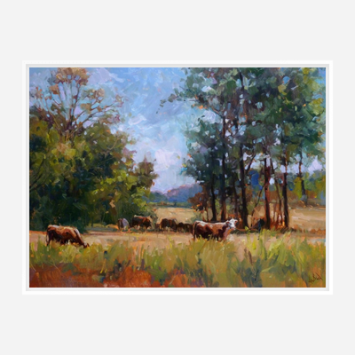 Sunny Pastures Artist Enhanced Canvas Print by John Beard Collection - product image 6 for Resin Society