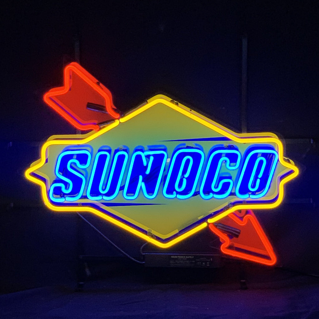 Sunoco Gasoline Company Logo Neon Signs by Neon Signs Land - main product image for Resin Society