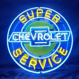 Super Chevrolet Service Neon Signs Light by Neon Signs Land - main product image for Resin Society