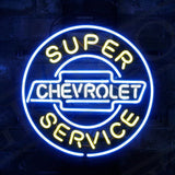 Super Service Chevrolet Neon Signs Light by Neon Signs Land - main product image for Resin Society