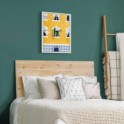 Sylvie Lisbon Framed Canvas by kateandlaurel - product image 8 for Resin Society