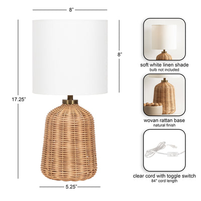 Wylla Rattan Table Lamp