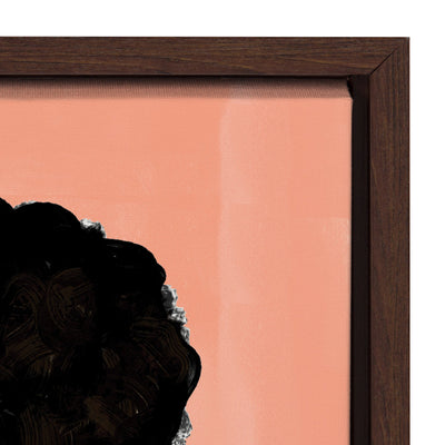 Sylvie Fashion Girl 3 Framed Canvas by kateandlaurel - product image 3 for Resin Society
