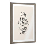 Blake Nice Butt Framed Printed Glass by kateandlaurel - main product image for Resin Society