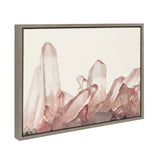 Sylvie Pink Quartz Framed Canvas by kateandlaurel - product image 2 for Resin Society