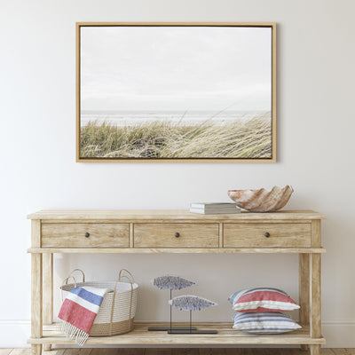 Sylvie East Beach Framed Canvas by Amy Peterson Art Studio by kateandlaurel - product image 6 for Resin Society