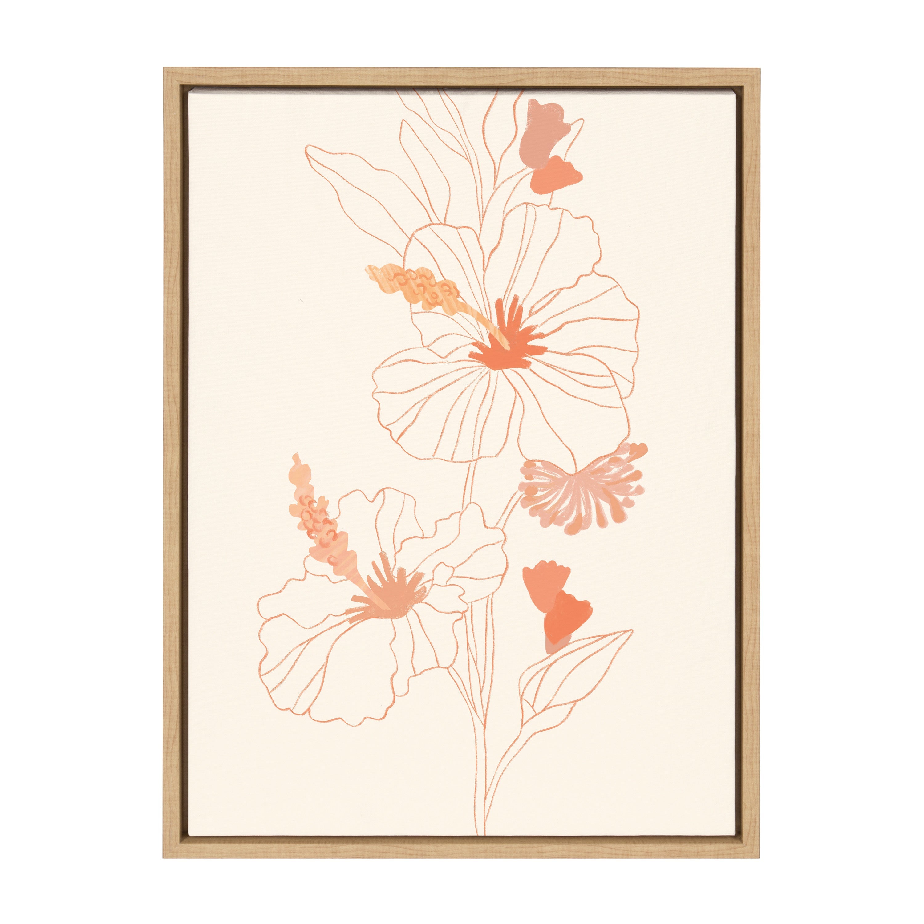 Sylvie Hilo Framed Canvas by kateandlaurel - product image 8 for Resin Society