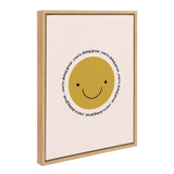 Sylvie Your Doing Great Framed Canvas by kateandlaurel - product image 2 for Resin Society