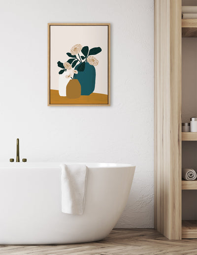 Sylvie Stillness Framed Canvas by kateandlaurel - product image 10 for Resin Society