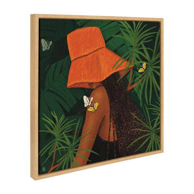 Sylvie Tell Me About Hope Framed Canvas by kateandlaurel - product image 2 for Resin Society
