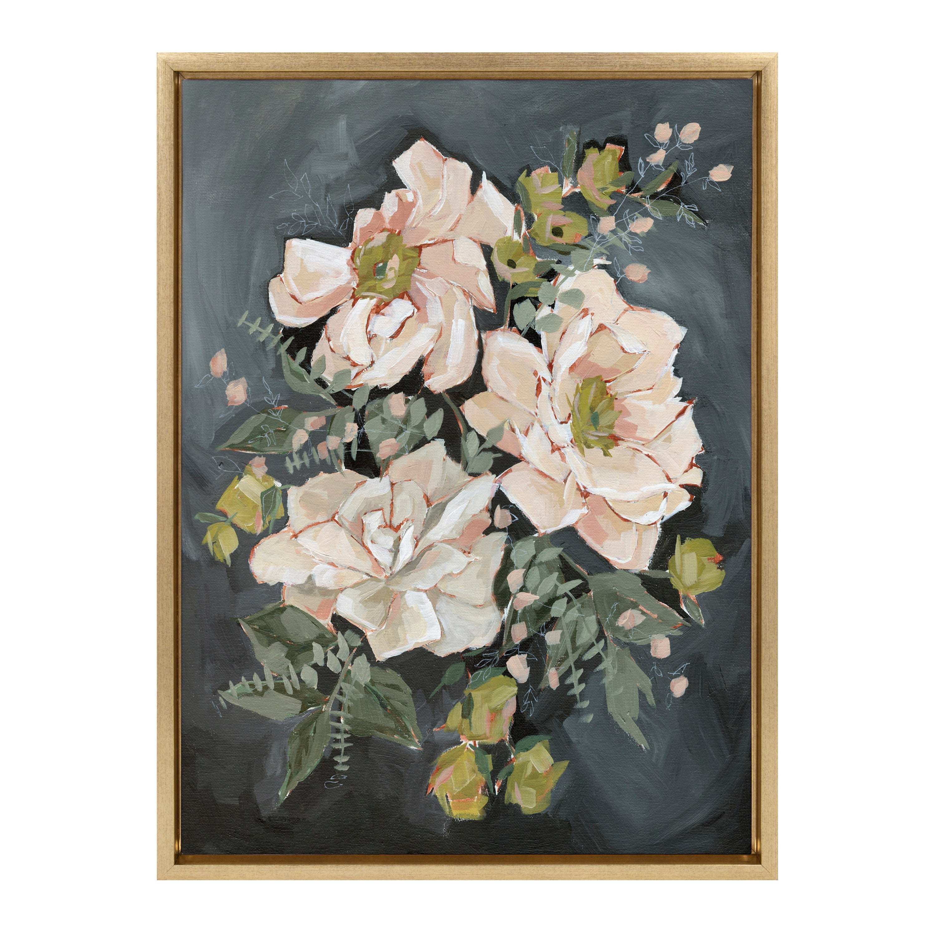 Sylvie Day 24 Framed Canvas by Annie Quigley