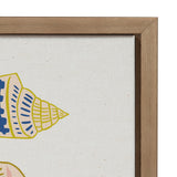 Sylvie Ocean Treasures Framed Canvas by kateandlaurel - product image 3 for Resin Society