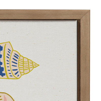 Sylvie Ocean Treasures Framed Canvas by kateandlaurel - product image 3 for Resin Society