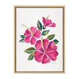 Sylvie Hibiscus Bloom Fuchsia Framed Canvas by kateandlaurel - product image 8 for Resin Society