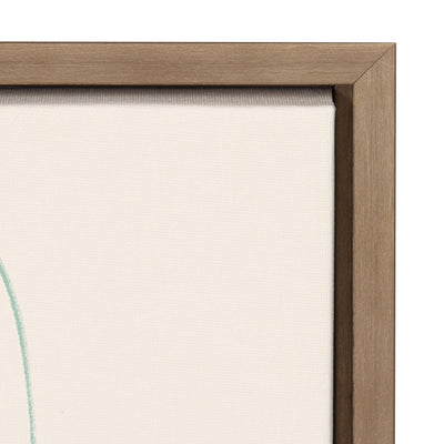 Sylvie Lotus Garden Framed Canvas by kateandlaurel - product image 3 for Resin Society