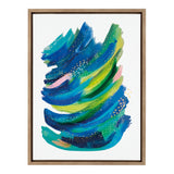 Sylvie Bright Abstract 2 Framed Canvas