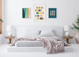 Sylvie Abstract Shapes Framed Canvas Set by Apricot and Birch by kateandlaurel - product image 11 for Resin Society