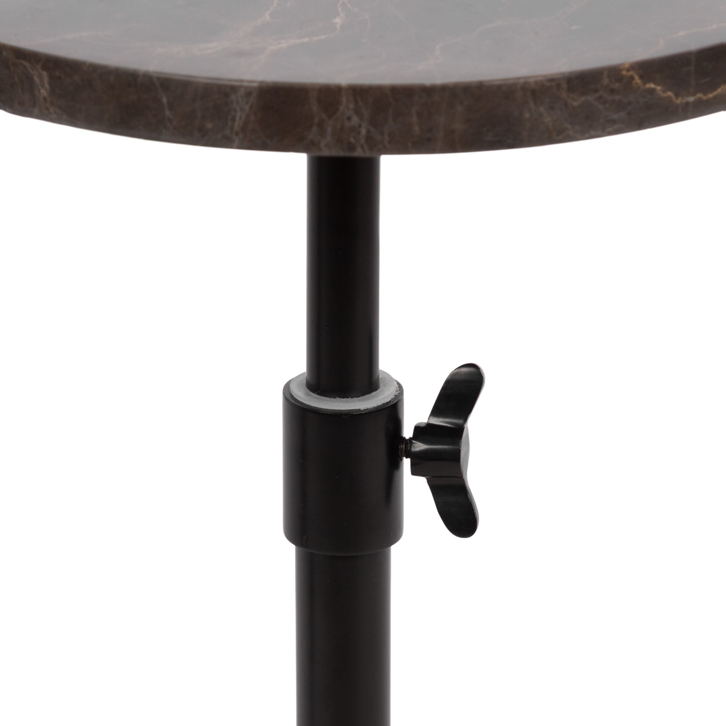 Engles Adjustable Marble Table and Plant Stand