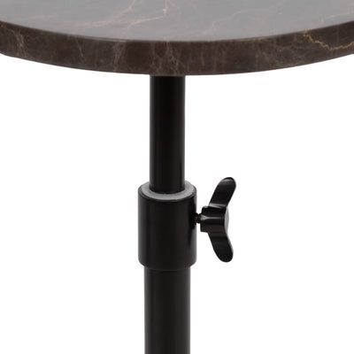 Engles Adjustable Marble Table and Plant Stand