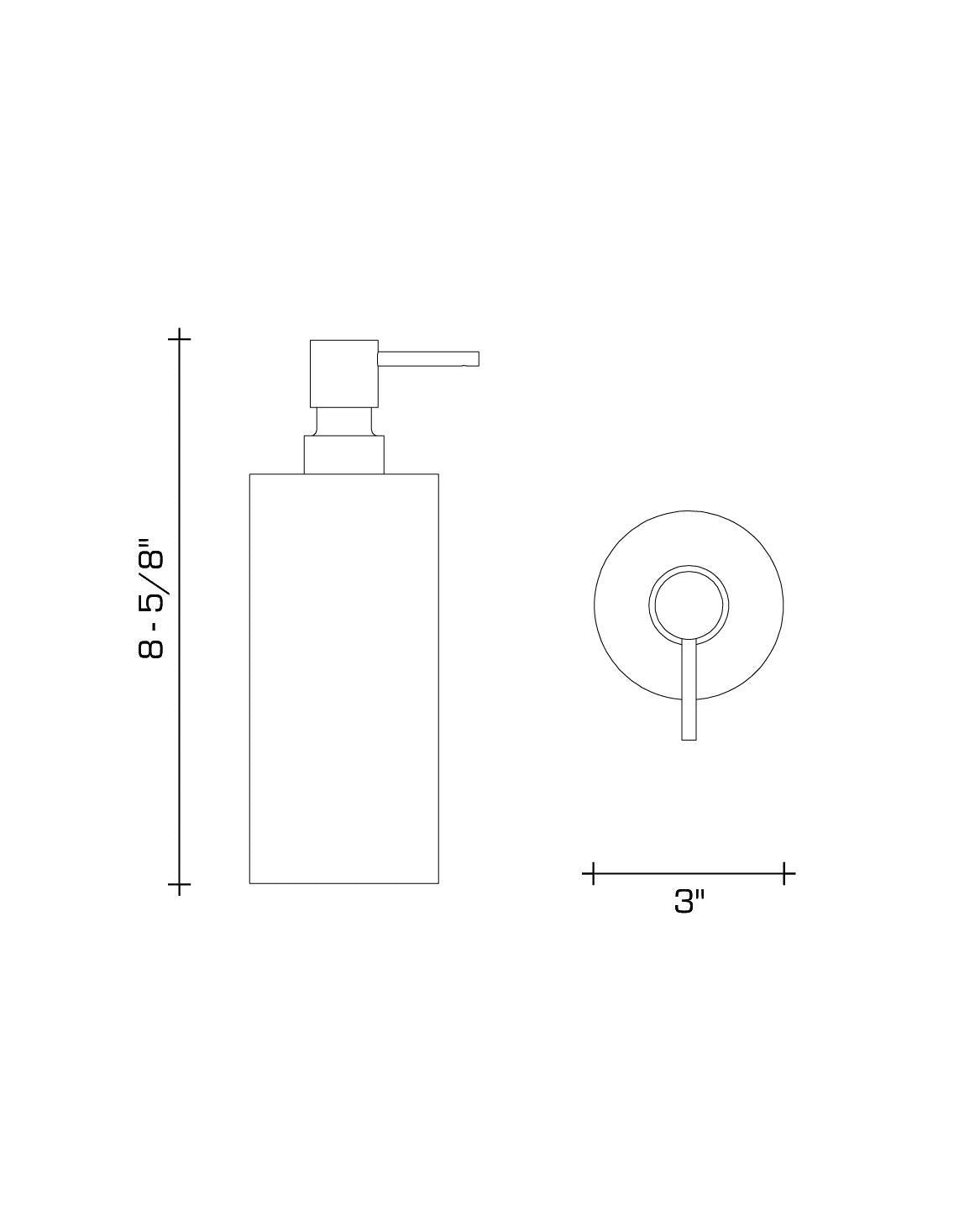 Tall Paavo Soap Dispenser by Remains Lighting Co. - product image 12 for Resin Society