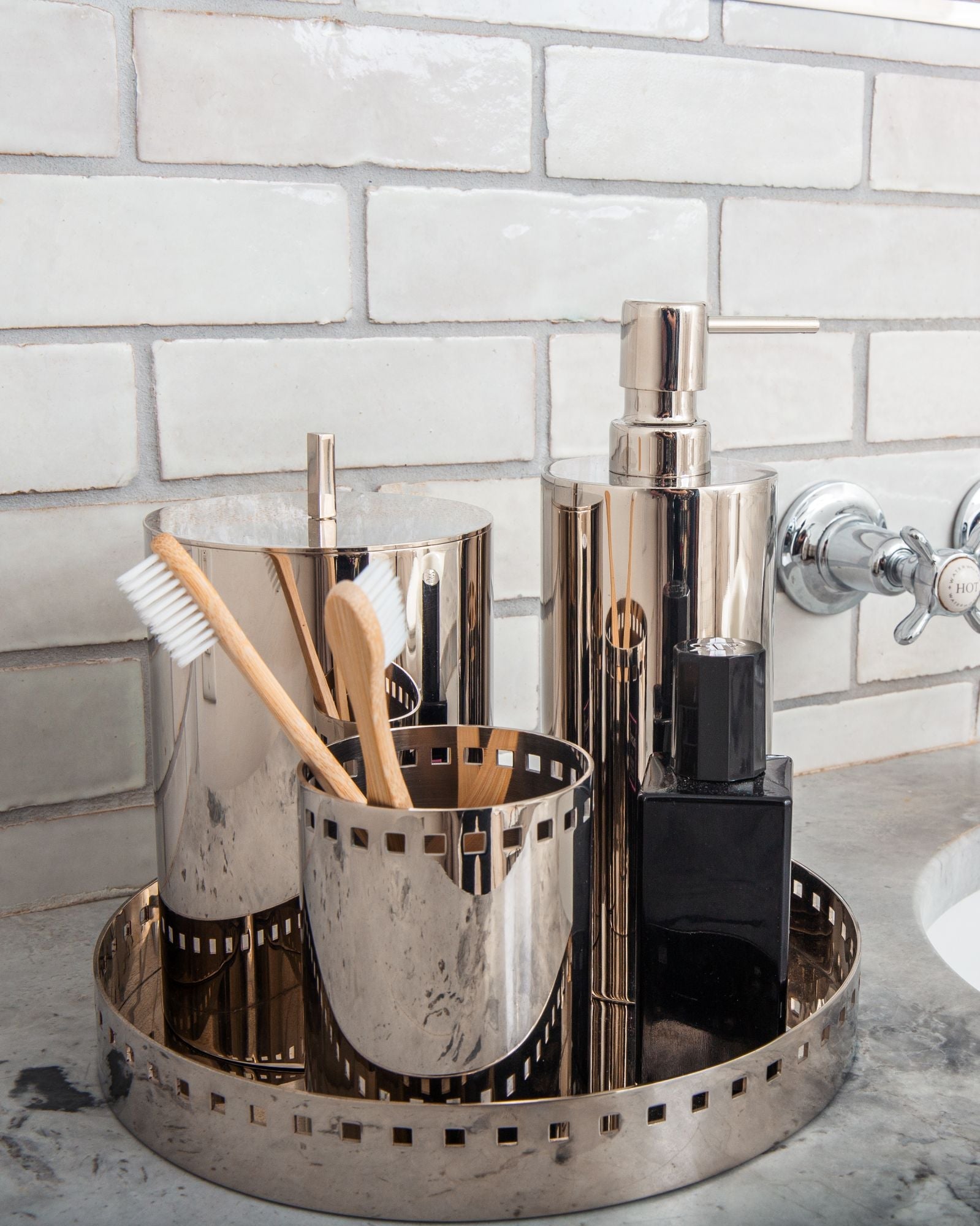 Tall Paavo Soap Dispenser by Remains Lighting Co. - product image 10 for Resin Society