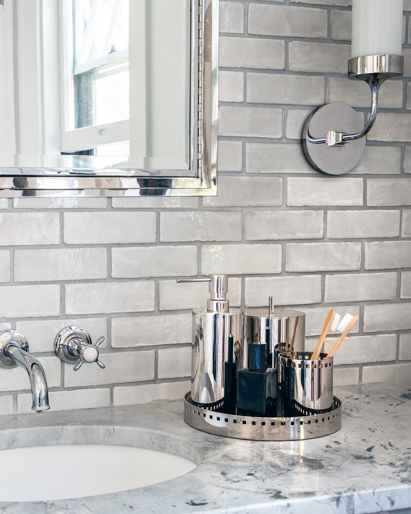 Tall Paavo Soap Dispenser by Remains Lighting Co. - product image 11 for Resin Society