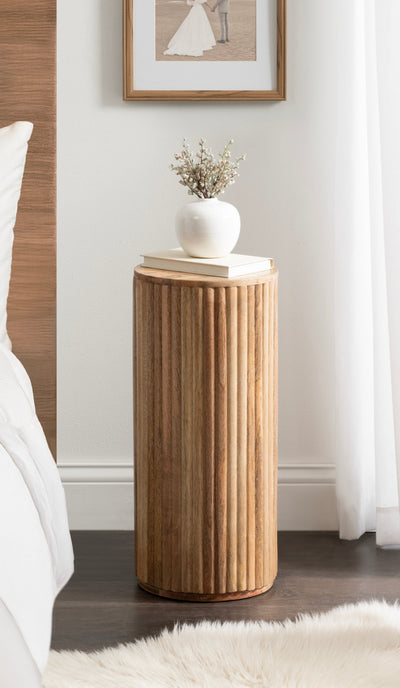 Reid Wood Drink Table