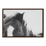 Sylvie Noble BW Framed Canvas by kateandlaurel - main product image for Resin Society