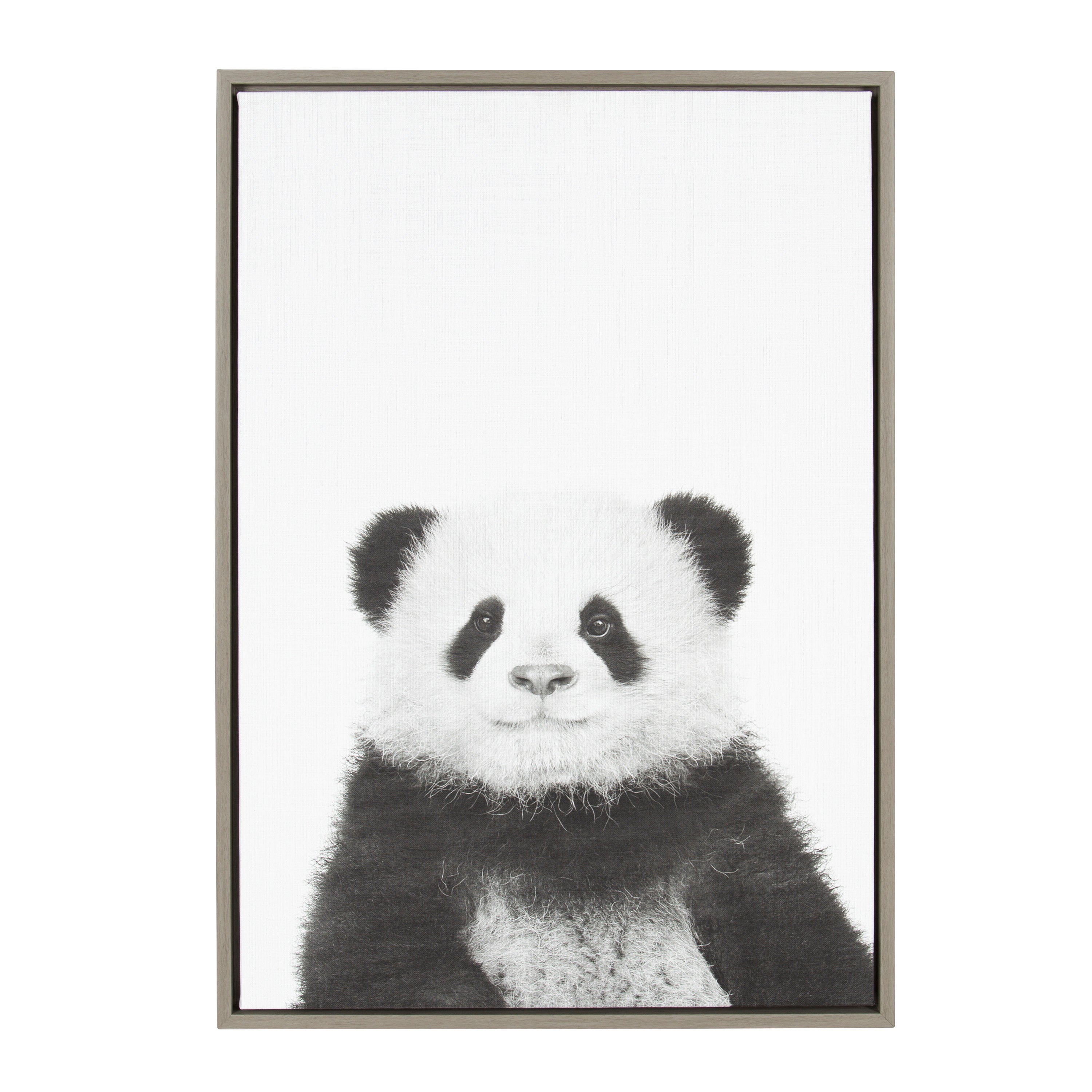 Sylvie Panda Framed Canvas by Simon Te Tai by kateandlaurel - product image 17 for Resin Society